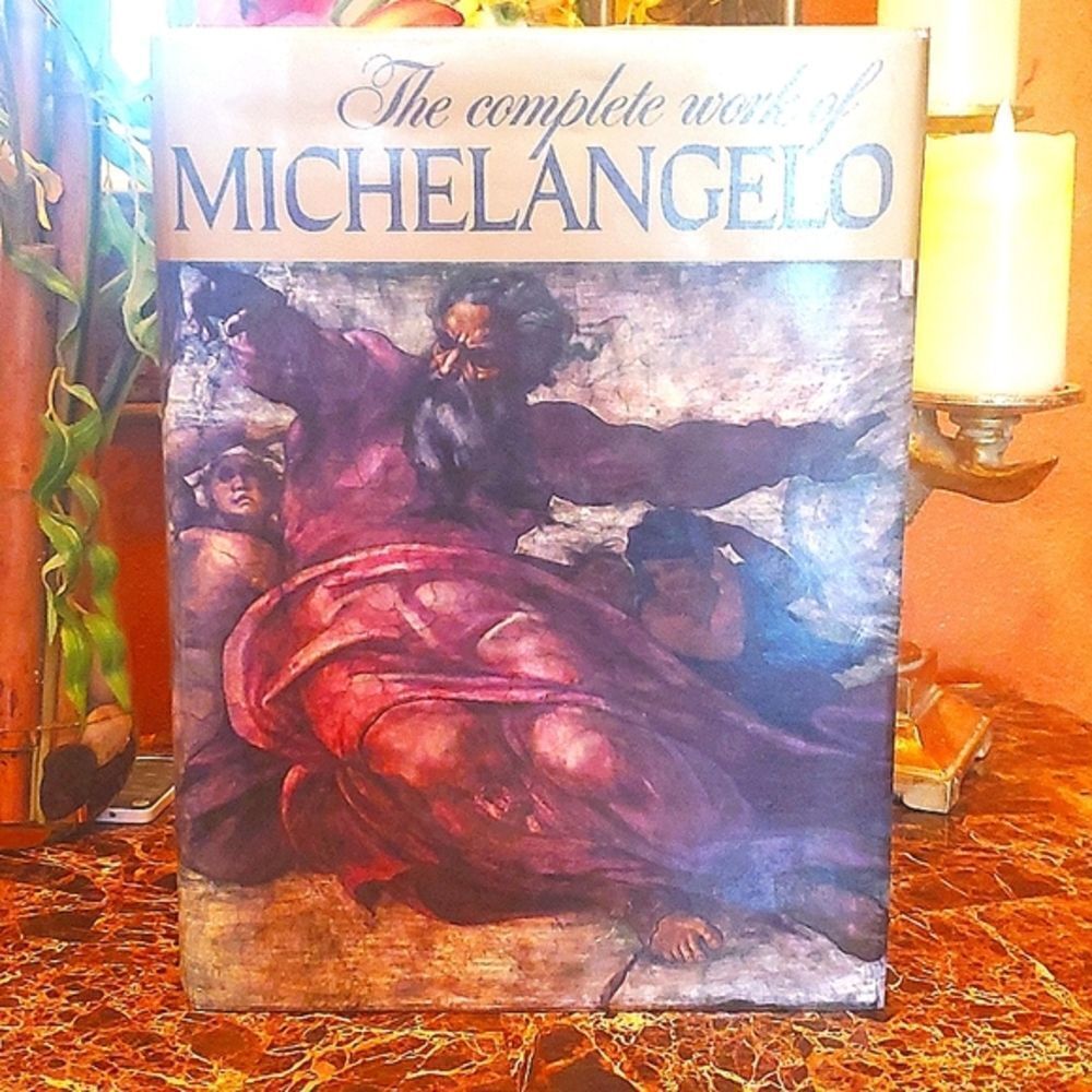 MICHELANGELO BOOK, The Complete Work! GREAT COND!